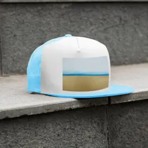 Blue Line With Gold Grid Cap