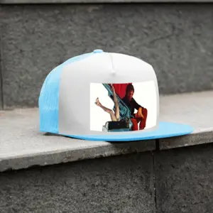 Hustlin With Rick Grid Cap