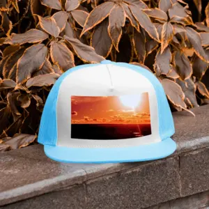 Spring Evening In Achavanich Grid Cap