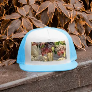 Still Life With Lilac And An Apple Grid Cap