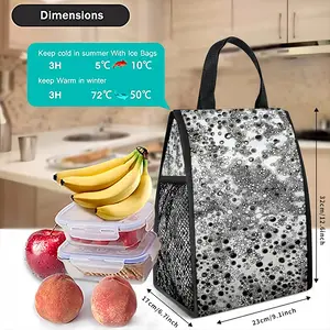 Untiled (Cells) Insulated Lunch Bag (Mesh Pocket)