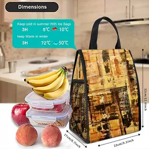 Chocolate Climate Climax Insulated Lunch Bag (Mesh Pocket)