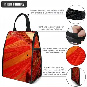 Princess Fox Fragment F Insulated Lunch Bag (Mesh Pocket)