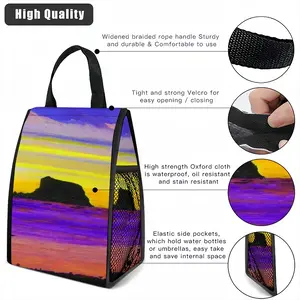 The Sun At Midnight Insulated Lunch Bag (Mesh Pocket)