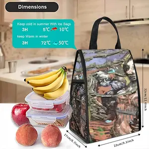 Going Through It Insulated Lunch Bag (Mesh Pocket)