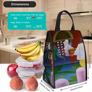 Her Wait Was Over Insulated Lunch Bag (Mesh Pocket)