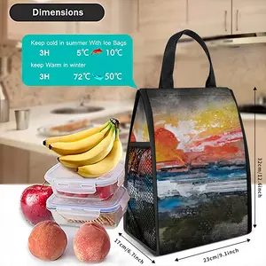 Sunset Insulated Lunch Bag (Mesh Pocket)