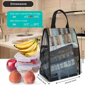 Rooftop Hierarchy Insulated Lunch Bag (Mesh Pocket)