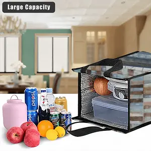 Rooftop Hierarchy Insulated Lunch Bag (Mesh Pocket)