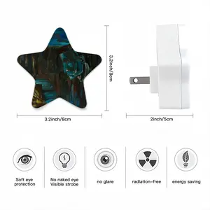 Blue (The Mess) Sensor Night Light (Star)