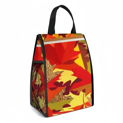 Autumn Insulated Lunch Bag (Mesh Pocket)