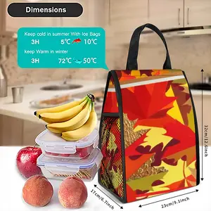 Autumn Insulated Lunch Bag (Mesh Pocket)