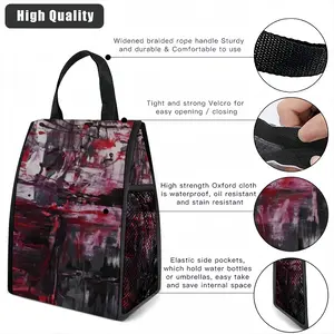 Dark Knight Insulated Lunch Bag (Mesh Pocket)