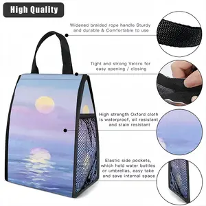 The Sea Moonlight Insulated Lunch Bag (Mesh Pocket)