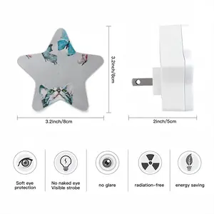 Cat And Butterflies Sensor Night Light (Star)