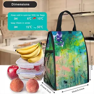 Inside Ocean Insulated Lunch Bag (Mesh Pocket)