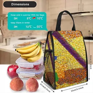 The Apple Insulated Lunch Bag (Mesh Pocket)