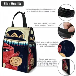 Striking Eyes Insulated Lunch Bag (Mesh Pocket)