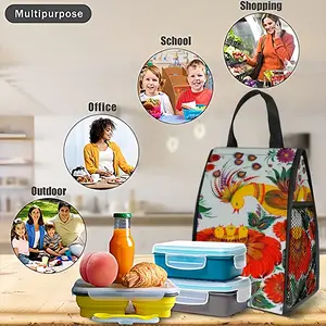 Caring Mother Insulated Lunch Bag (Mesh Pocket)