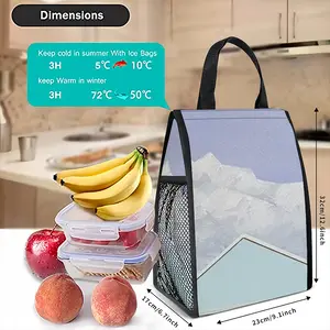 Spaces Between Us Insulated Lunch Bag (Mesh Pocket)