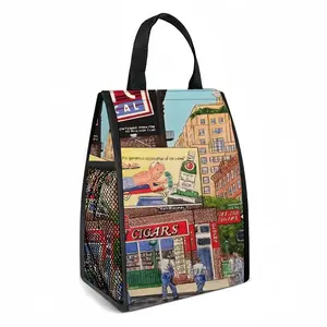 Village Cigars Greenwich Village Insulated Lunch Bag (Mesh Pocket)