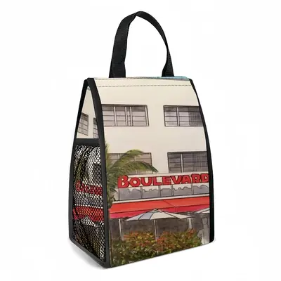 Boulevard Hotel South Beach Insulated Lunch Bag (Mesh Pocket)