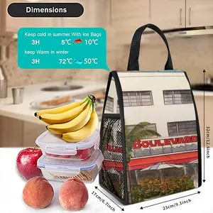 Boulevard Hotel South Beach Insulated Lunch Bag (Mesh Pocket)