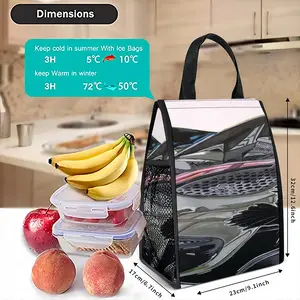 Crowns And Mclaren Insulated Lunch Bag (Mesh Pocket)