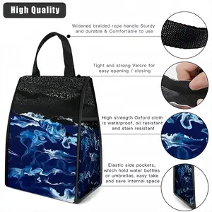 The Moon Insulated Lunch Bag (Mesh Pocket)