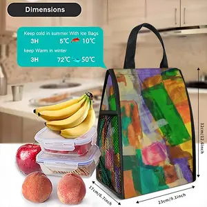 Mixing Insulated Lunch Bag (Mesh Pocket)