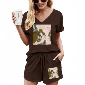 Women Last Tree Casual Short Sleeve Suit