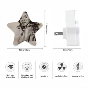 Ashanti Portrait Sensor Night Light (Star)