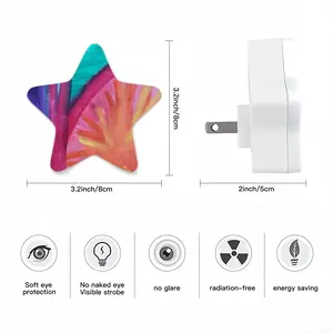 Colorful Straws Sensor Night Light (Star)