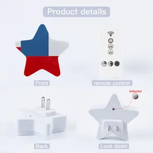 Flag 4 Sensor Night Light (Star)