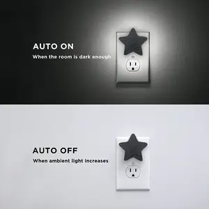 Black Sensor Night Light (Star)