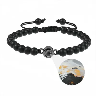 Turbulent Waters Titanium Steel Projection Bracelet