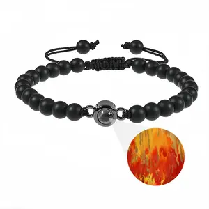 Forest Fire Titanium Steel Projection Bracelet