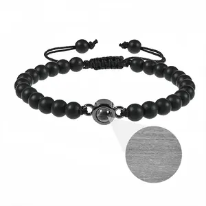 1 Line Titanium Steel Projection Bracelet