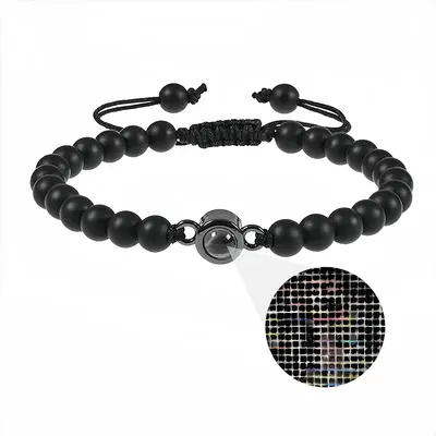 Grid (Bleeding) Titanium Steel Projection Bracelet