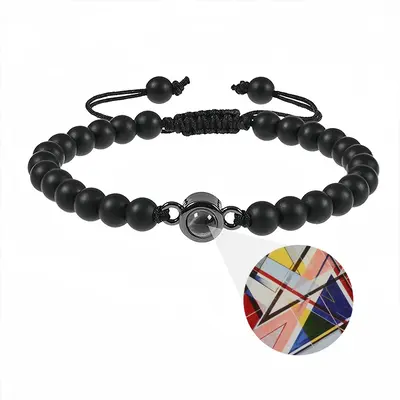 Terror In The Triangle Titanium Steel Projection Bracelet