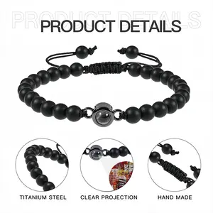 May The Odds Be Ever In Your Favor Titanium Steel Projection Bracelet