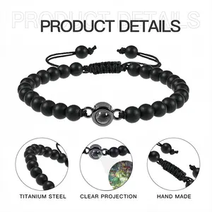 In The Rainforest Titanium Steel Projection Bracelet