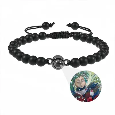 Angel Of Spring Titanium Steel Projection Bracelet