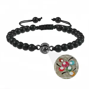 Japanese Garden - B Titanium Steel Projection Bracelet