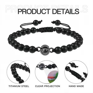 Floating Boat Titanium Steel Projection Bracelet