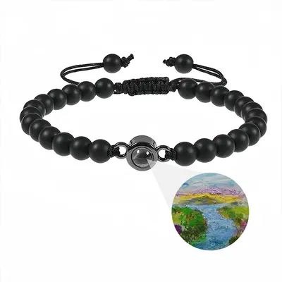 River Titanium Steel Projection Bracelet