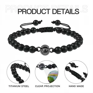 River Titanium Steel Projection Bracelet