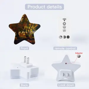 Autumn Sunset Sensor Night Light (Star)