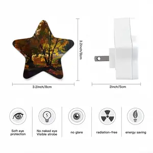 Autumn Sunset Sensor Night Light (Star)