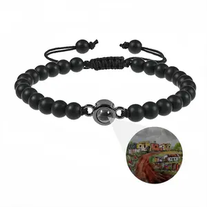 They Call It The Blocks Titanium Steel Projection Bracelet